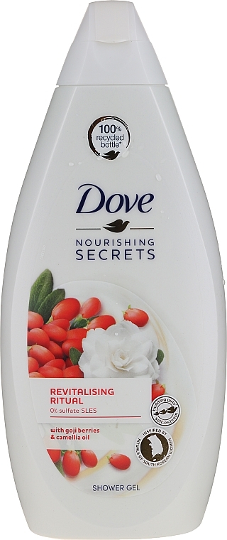 Shower Gel with Goji Berries - Dove Nourishing Secrets Revitalising Ritual Goji Berries Shower Gel  — photo N1