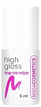 No Wipe Top Coat - Maga Cosmetics Top High Gloss No Wipe — photo N1