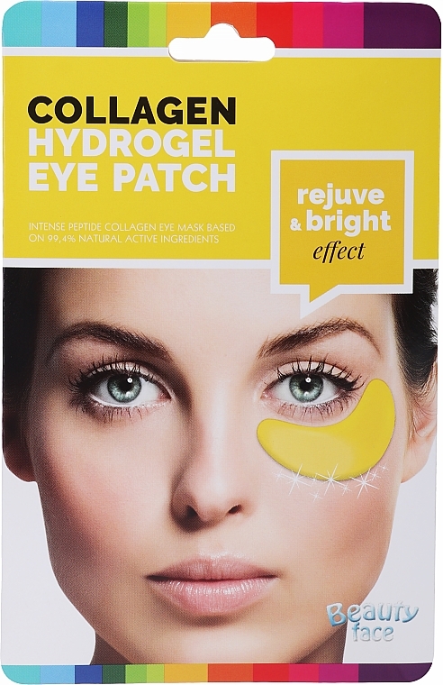 Gold & Diamond Collagen Mask - Beauty Face Collagen Hydrogel Eye Mask — photo N1
