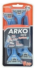 Razor 'T3 System. Triple Blade', 6 pcs - Arko Men — photo N8