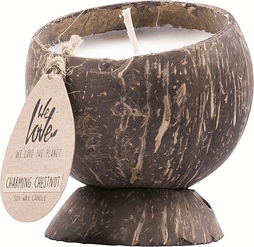Scented Coconut Candle - We Love The Planet Coconut Candle Charming Chestnut — photo N4