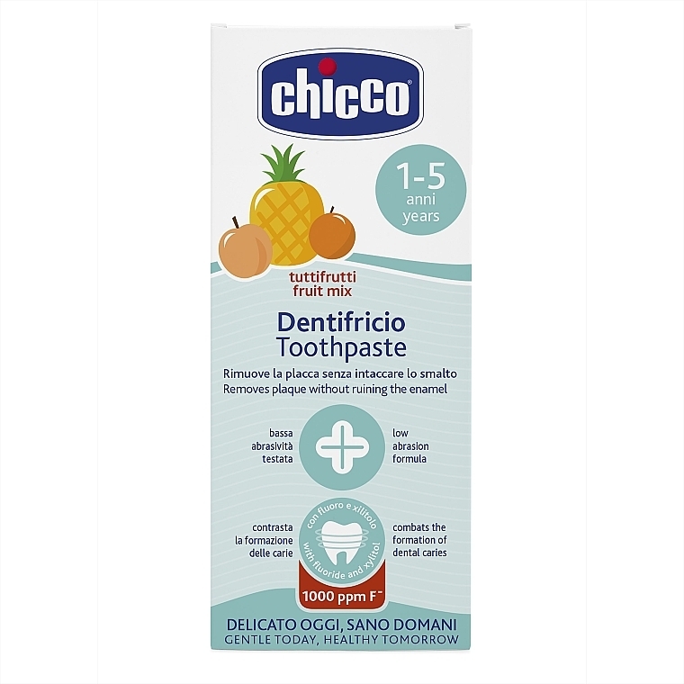 Tutti-Frutti Fluoride Toothpaste, 1+ year - Chicco — photo N3