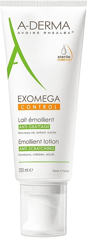 Soothing Face and Body Lotion - A-Derma Exomega Emollient Lotion — photo N2