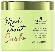 Mask for Very Curly Hair - Schwarzkopf Professional Mad About Curls Superfood Mask — photo N2