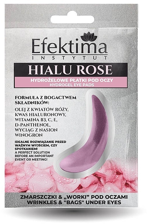 Hydrogel Eye Patch - Efektima Instytut Hialu Rose Hydrogel Eye Pads — photo N1