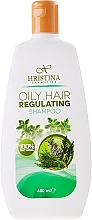 Fragrances, Perfumes, Cosmetics Oily Hair Shampoo - Hristina Cosmetics Oily Hair Regulating Shampoo