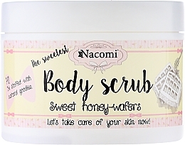 Washing Peeling Foam "Sweet Honey Wafers" - Nacomi Body Scrub Sweet Honey Wafers — photo N1