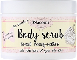 Fragrances, Perfumes, Cosmetics Washing Peeling Foam "Sweet Honey Wafers" - Nacomi Body Scrub Sweet Honey Wafers