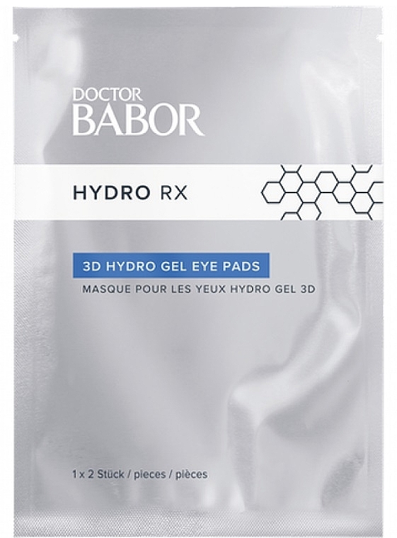 3D Hydrogel Eye Patches - Babor Doctor Babor Hydro RX 3D Hydro Gel Eye Pads — photo N2