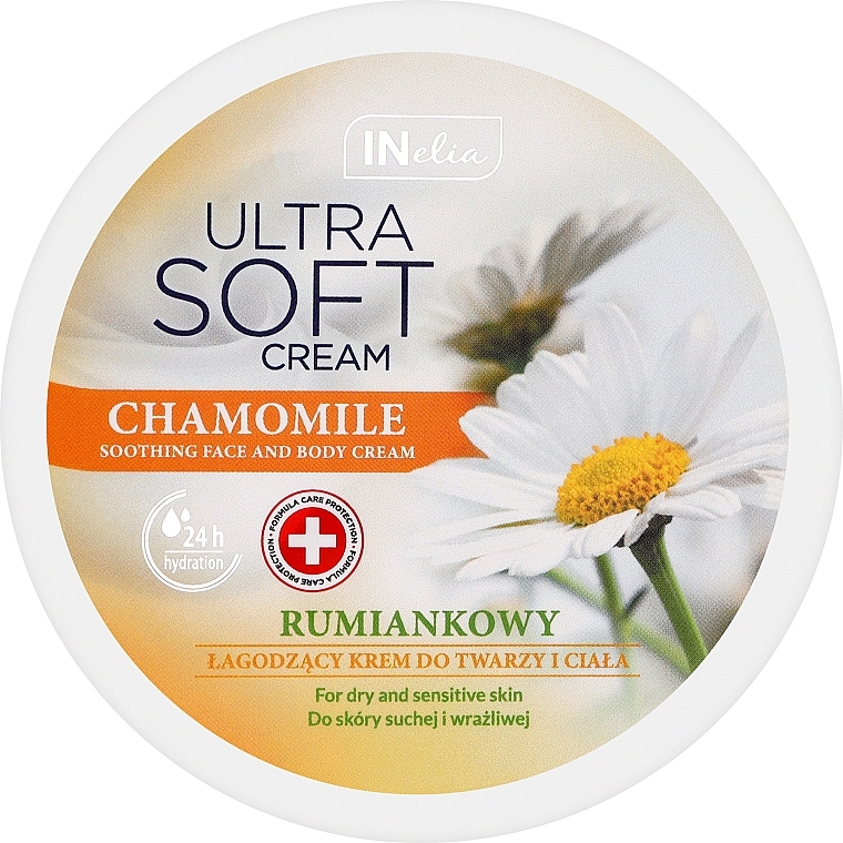 Chamomile Face & Body Energizing Cream - Revers Inelia Camomile Soothing Face & Body Cream — photo N1