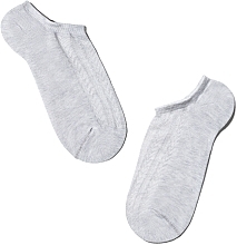 Fragrances, Perfumes, Cosmetics Active Ultra-Short Socks, light grey - Conte