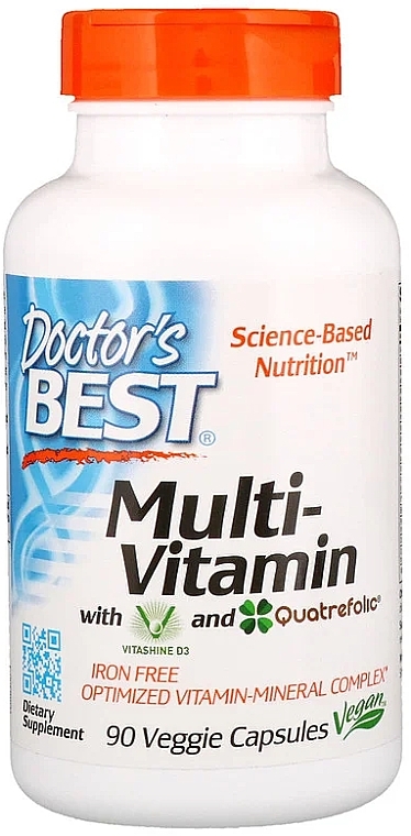 Multivitamins with Vitashine D3 & Quatrefolic, capsules - Doctor's Best — photo N1