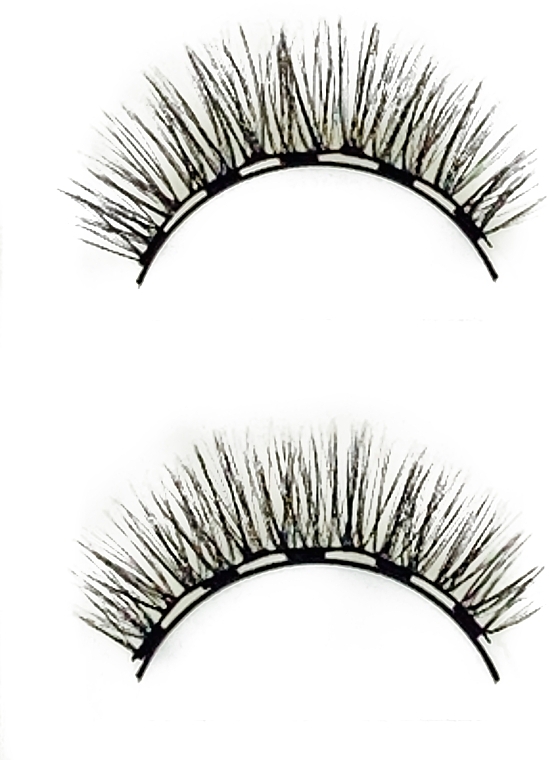 Magnetic Lashes Set with Applicator & Magnetic Eyeliner, 3 pairs, 2088 - King Rose — photo N16