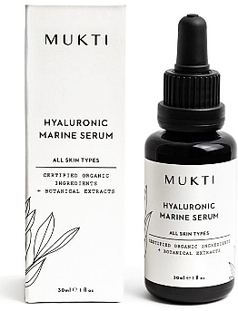 Hyaluronic Marine Face Serum - Mukti Organics Hyaluronic Marine Serum — photo N1