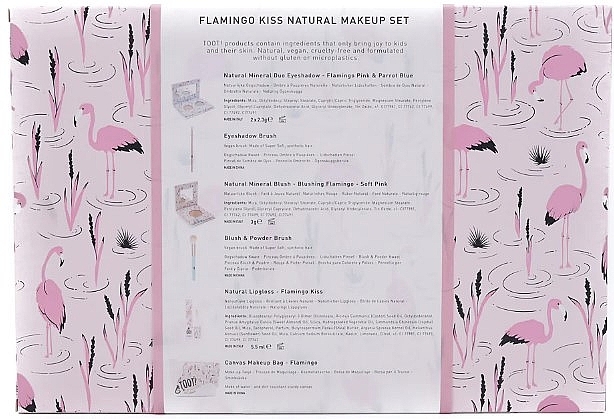 Set, 6 products - Toot! Flamingo Kiss Natural Makeup Box Set — photo N3