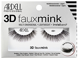 Flase Lashes - Ardell 3D Faux Mink 861 — photo N6