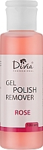 Gel Polish Remover with Rose Extract - Divia Gel Nail Remover — photo N2