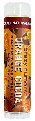 Lip Balm - Crazy Rumors Orange Cocoa Lip Balm — photo N1