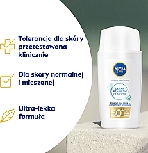 日焼け止め フェイス フルイド SPF 50+ - NIVEA Sun Derma Skin Clear SPF50+ — photo N3