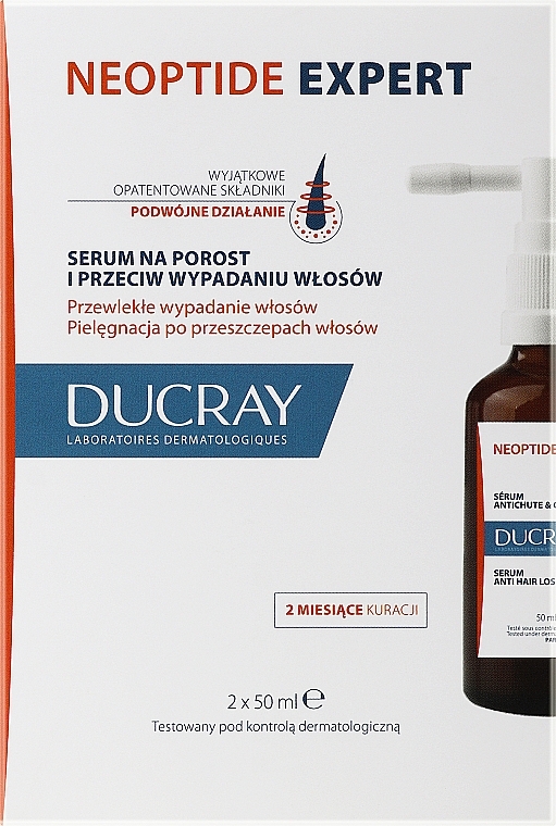 Dual Action Anti Hair Loss & Hair Growth Stimulation Serum - Ducray Neoptide Expert Serum Anti-Hair Loss & Growth — photo N1