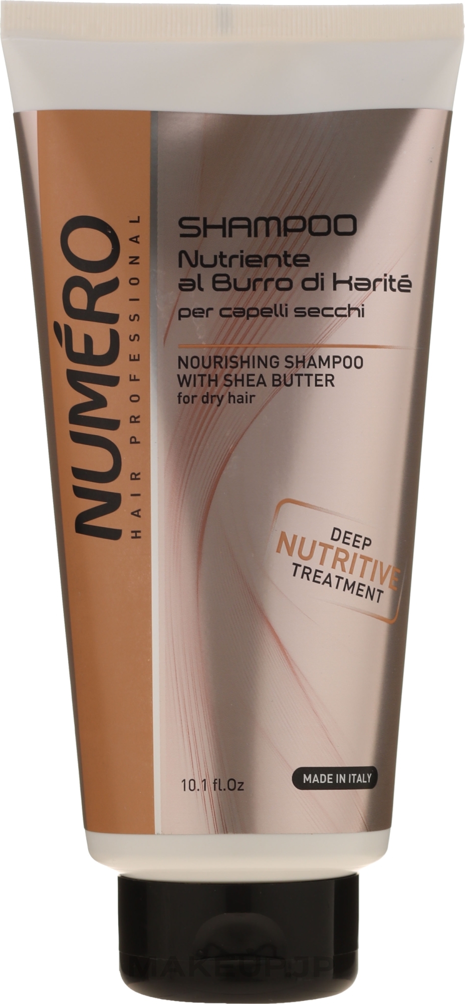 Shea Butter & Avocado Shampoo - Brelil Numero Nourishing Shampoo With Shea Butter — photo 300 ml