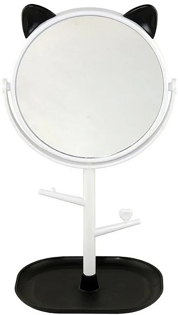 Mirror with Stand and Ears, black and white - Inter-Vion — photo N1