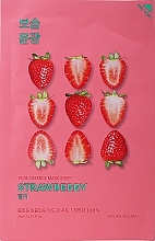 Fragrances, Perfumes, Cosmetics Sheet Mask "Strawberry" - Holika Holika Pure Essence Mask Strawberry