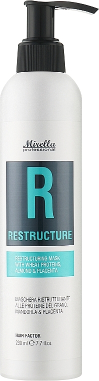 Repairing Mask with Wheat Proteins and Placenta - Mirella Basic Salon Restructuring Mask — photo N7