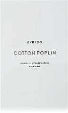 Byredo Cotton Poplin Room Spray - Room Spray — photo N2