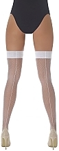 Fragrances, Perfumes, Cosmetics Gloria Stockings, 20 Den, white - Bas Bleu