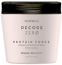 Fragrances, Perfumes, Cosmetics Firming and Regenerating Hair Mask - Montibello Decode Zero Protein Force Mask