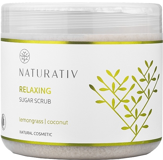Body Sugar Peeling - Naturativ Naturativ Relaxing Body Sugar Scrub — photo N2