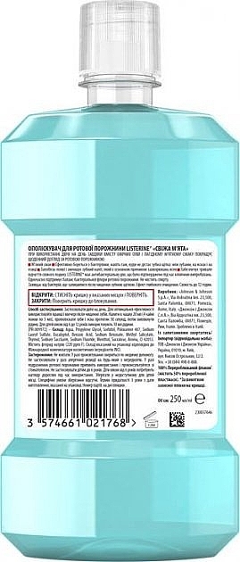 Mouthwash "Fresh Mint" - Listerine — photo N2