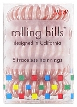 Fragrances, Perfumes, Cosmetics Traceless Hair Rings, bronze - Rolling Hills 5 Traceless Hair Rings Bronze