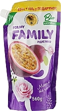 Fragrances, Perfumes, Cosmetics Liquid Hand & Body Soap 'Passion Fruit & Camellia' - Family (doypack)