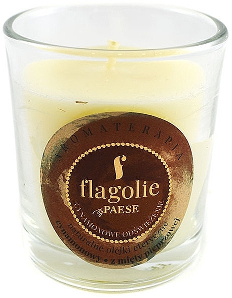 Scented Candle in Glass "Cinnamon" - Flagolie by Paese Scented Candle Cinnamon — photo N4