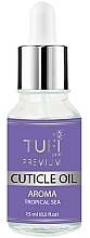 Fragrances, Perfumes, Cosmetics Tropical Sea Cuticle Oil - Tufi Profi Premium Aroma