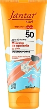 Waterproof Amber Sun Milk - Farmona Jantar Sun SPF 50 — photo N1