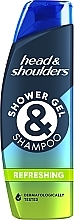 Shower Gel & Anti-Dandruff Shampoo 'Charge of Freshness' - Head & Shoulders — photo N1