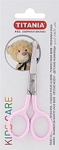 Baby Nail Scissors, pink - Titania Inox — photo N1