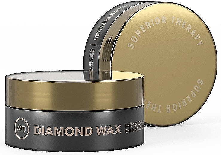 Extra Strong Hold Shine Hair Wax - MTJ Cosmetics Superior Therapy Diamond Wax — photo N1