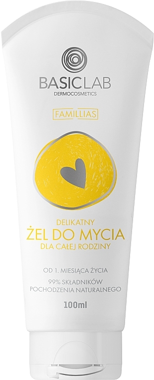 Family Gentle Cleansing Gel - BasicLab Dermocosmetics Famillias — photo N24