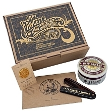 Fragrances, Perfumes, Cosmetics Captain Fawcett Hair Grooming Gift Set (hair/pomade/100g + hair/comb/1pcs) - Set