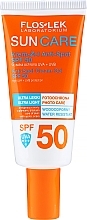 Fragrances, Perfumes, Cosmetics Sunscreen Gel - Floslek Sun Care Anti-Spot SPF 50
