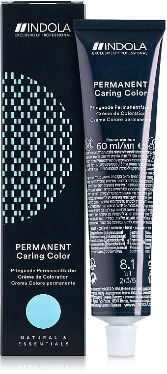 Ammonia Cream Color - Indola Permanent Caring Color — photo N1