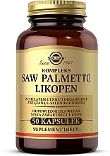 Fragrances, Perfumes, Cosmetics Dietary Supplement "Lycopene Complex" - Solgar Saw Palmetto & Lycopene