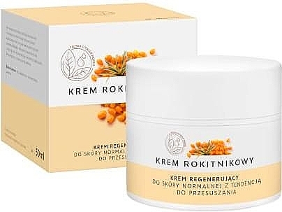 Regenerating Face Cream 'Sea Buckthorn' - Ziololek Sea Buckthorn Regenerating Face Cream — photo N4