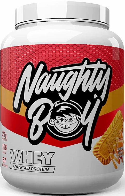 Whey Protein 'Caramel biscuit' - Naughty Boy Whey Advanced Protein — photo N1