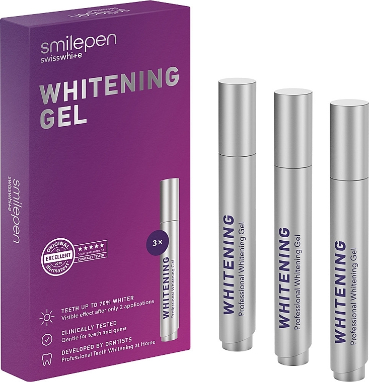 Teeth Whitening Gel - SwissWhite Smilepen Whitening Gel — photo N1