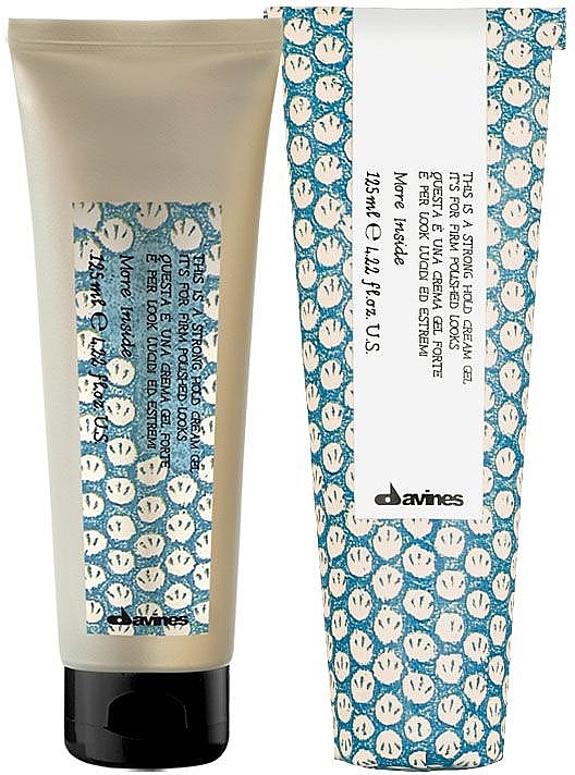 Strong Hold Glossy Cream Gel - Davines More Inside Strong Hold Cream Gel — photo N1